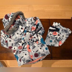 Burton Girls’ Snow Bundle - Jacket Base Layer & Gloves